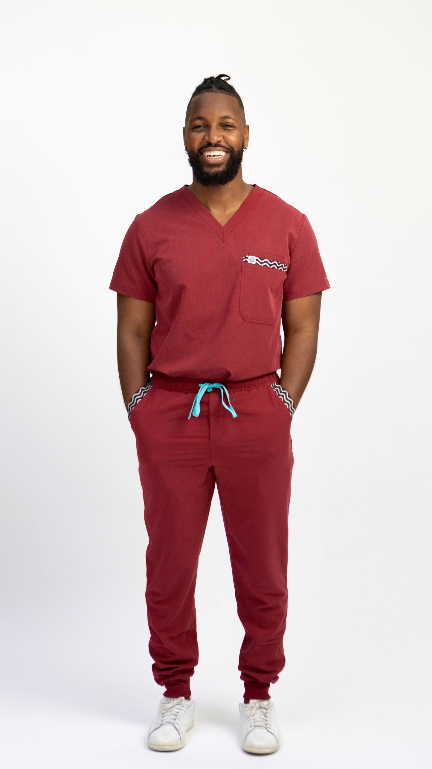 Men's Heritage Scrub Bottom Uchafo Red