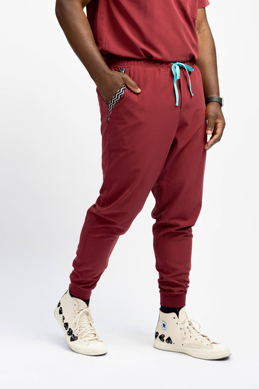 Men's Heritage Scrub Bottom Uchafo Red