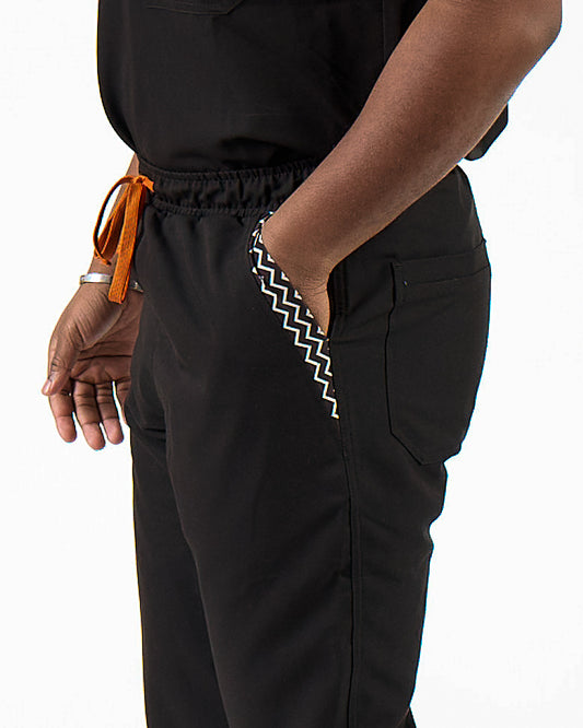 Men's Heritage Scrub Bottom Usiku Black