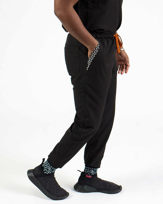 Men's Heritage Scrub Bottom Usiku Black