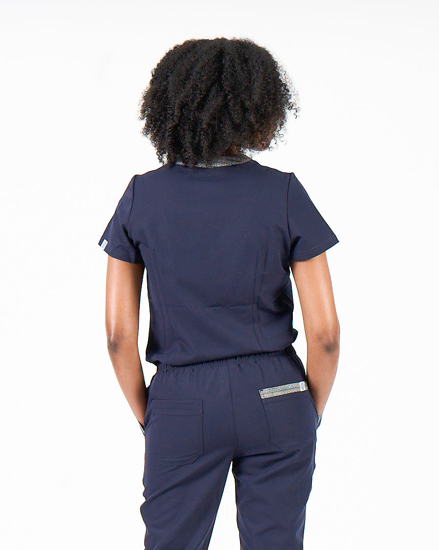 Women’s Heritage Scrub Top Giza Navy Blue