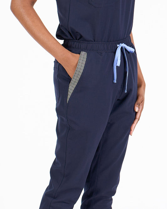Women's Heritage Scrub Bottom Giza Navy Blue