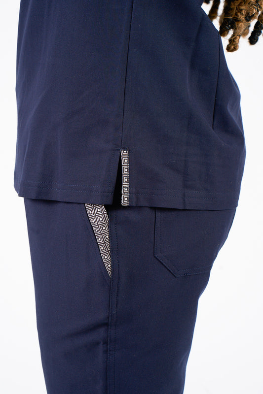 Men's Heritage Scrub Bottom Giza Navy Blue