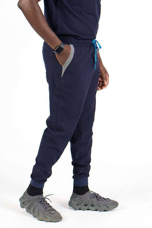 Men's Heritage Scrub Bottom Giza Navy Blue